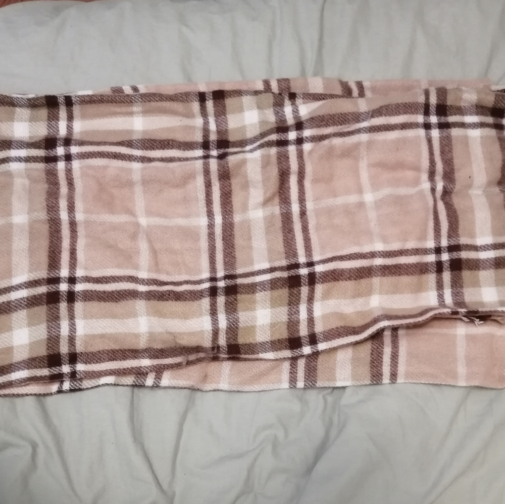 Fall plaid scarf